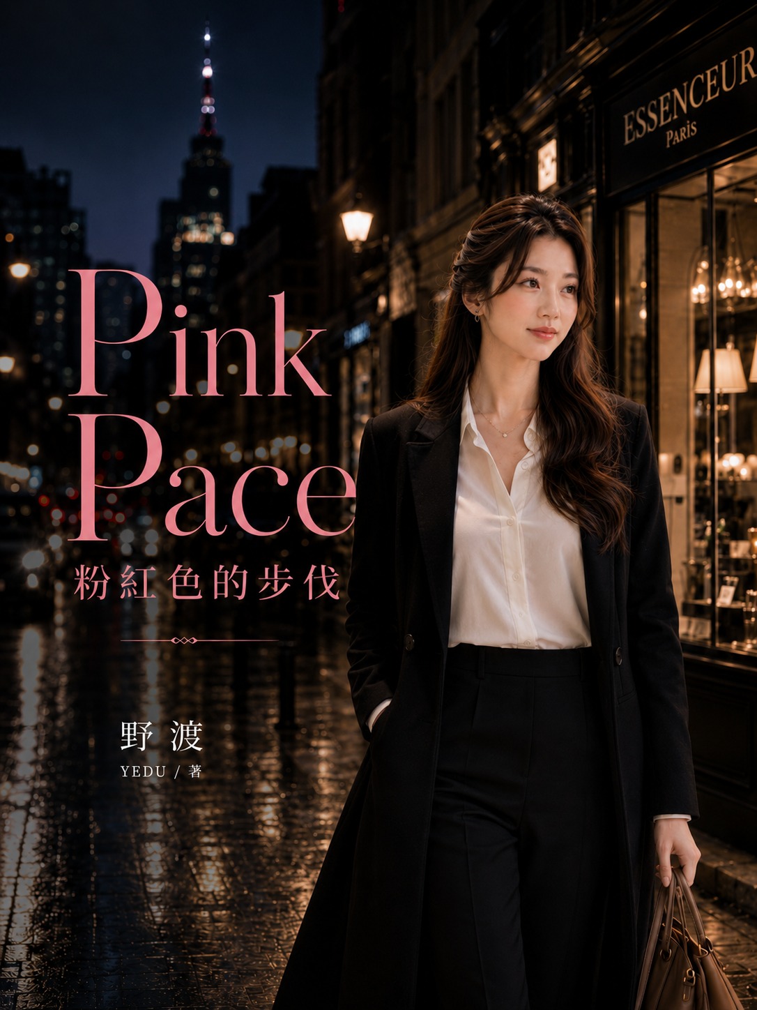 Pink Pace 小說封面視覺